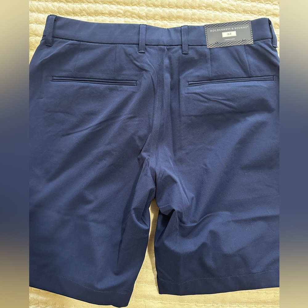 HOLDERNSS & BOURNE The Harwood Short: Navy SIZE 32 NWT - Picture 5 of 6